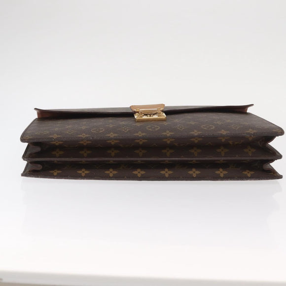 LOUIS VUITTON Monogram Serviette Conseiller Briefcase M53331 LV Auth 160113