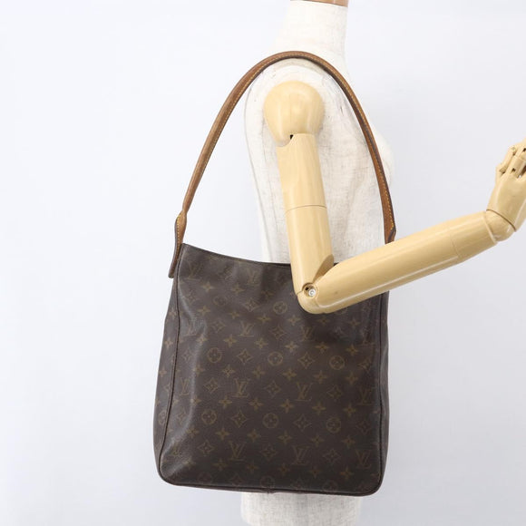 LOUIS VUITTON Monogram Looping GM Shoulder Bag M51145 LV Auth 160117