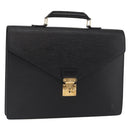 LOUIS VUITTON Epi Serviette Conseiller Business Bag Black M54422 LV Auth 160118-1