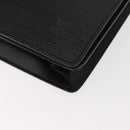 LOUIS VUITTON Epi Serviette Conseiller Business Bag Black M54422 LV Auth 160118-14