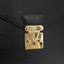 LOUIS VUITTON Epi Serviette Conseiller Business Bag Black M54422 LV Auth 160118-17