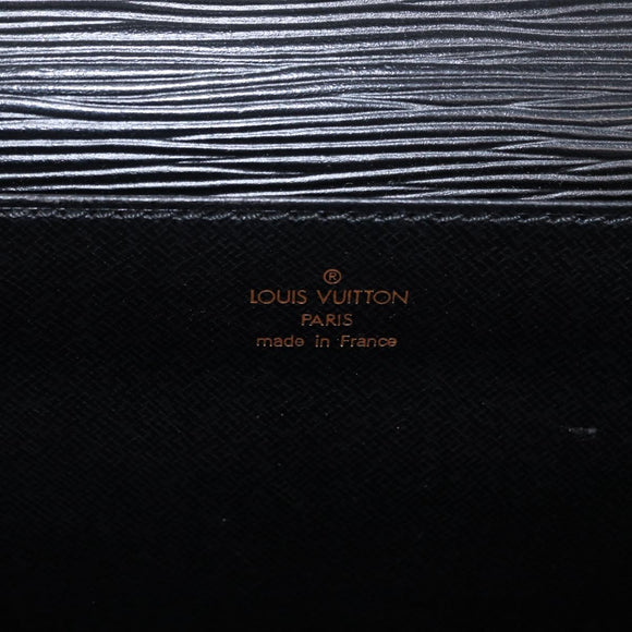 LOUIS VUITTON Epi Serviette Conseiller Business Bag Black M54422 LV Auth 160118