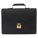 LOUIS VUITTON Epi Serviette Conseiller Business Bag Black M54422 LV Auth 160118-13