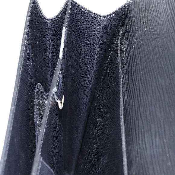 LOUIS VUITTON Epi Serviette Conseiller Business Bag Black M54422 LV Auth 160118