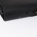 LOUIS VUITTON Epi Serviette Conseiller Business Bag Black M54422 LV Auth 160118-7