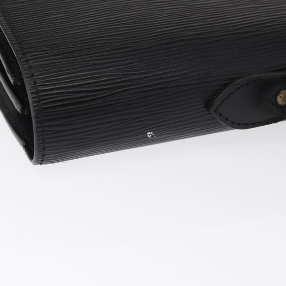 LOUIS VUITTON Epi Serviette Conseiller Business Bag Black M54422 LV Auth 160118