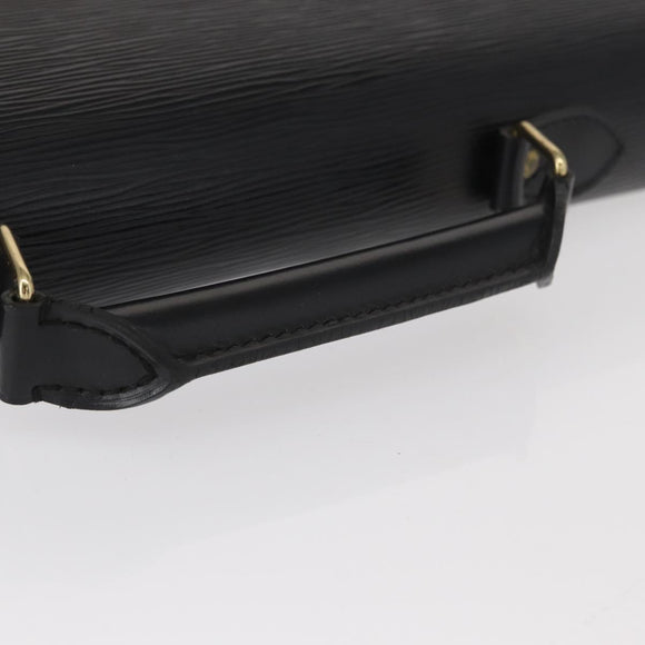 LOUIS VUITTON Epi Serviette Conseiller Business Bag Black M54422 LV Auth 160118