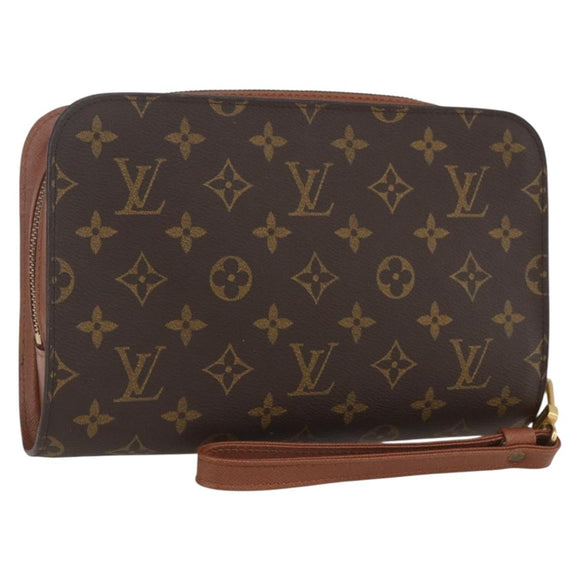 LOUIS VUITTON Monogram Orsay Clutch Bag M51790 LV Auth 160119