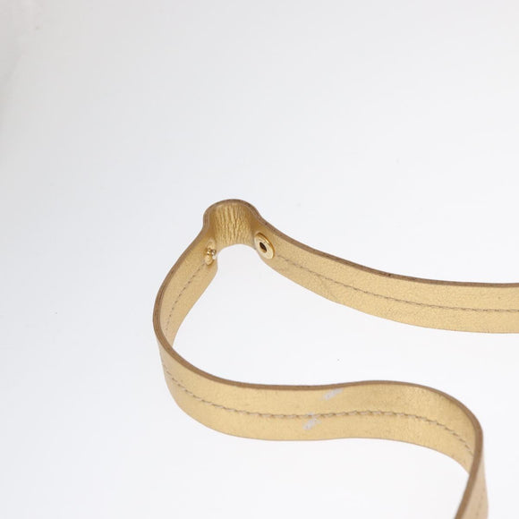 CELINE Paris Macadam Canvas Shoulder Bag Pink Gold Auth 160121