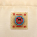 CHANEL Sports Line Shoulder Bag Canvas White Silver CC Auth 160123A-18