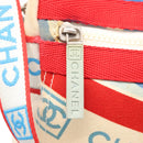 CHANEL Sports Line Shoulder Bag Canvas White Silver CC Auth 160123A-19