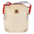 CHANEL Sports Line Shoulder Bag Canvas White Silver CC Auth 160123A-2