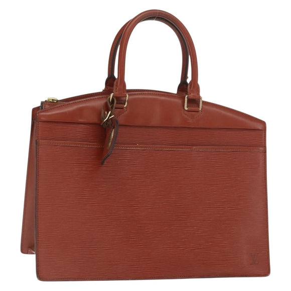 LOUIS VUITTON Epi Riviera Hand Bag Brown M48183 LV Auth 160132