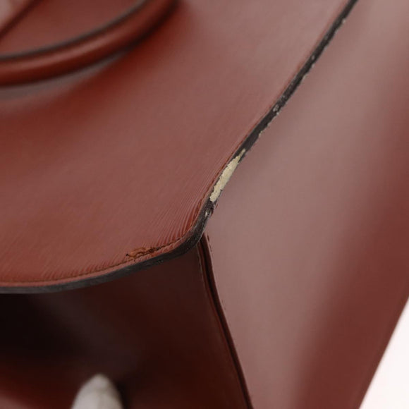 LOUIS VUITTON Epi Riviera Hand Bag Brown M48183 LV Auth 160132