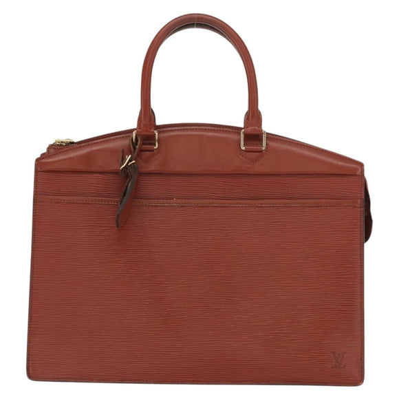 LOUIS VUITTON Epi Riviera Hand Bag Brown M48183 LV Auth 160132
