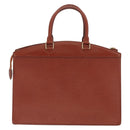 LOUIS VUITTON Epi Riviera Hand Bag Brown M48183 LV Auth 160132-2