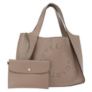 Stella MacCartney Hand Bag polyester Beige Auth 160134-1