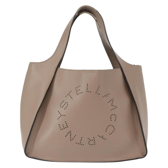 Stella MacCartney Hand Bag polyester Beige Auth 160134