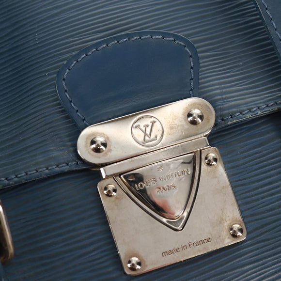 LOUIS VUITTON Epi Segur MM Hand Bag Myrtille M5886G LV Auth 160145