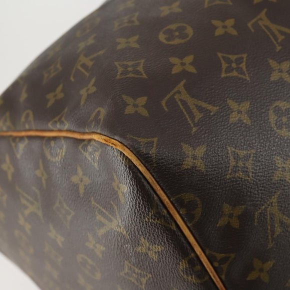 LOUIS VUITTON Monogram Keepall 55 Boston Bag M41424 LV Auth 160147