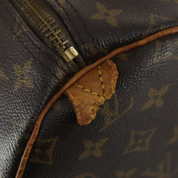 LOUIS VUITTON Monogram Keepall 55 Boston Bag M41424 LV Auth 160147