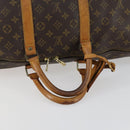 LOUIS VUITTON Monogram Keepall 55 Boston Bag M41424 LV Auth 160147-7