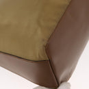 PRADA Shoulder Bag Nylon Beige Gold Auth 160150-16