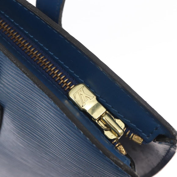 LOUIS VUITTON Epi Saint Jacques Shopping Shoulder Bag Blue M52275 LV Auth 160158