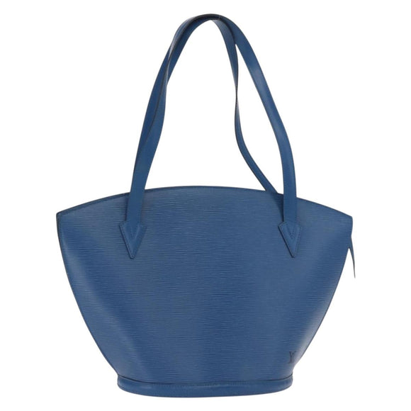 LOUIS VUITTON Epi Saint Jacques Shopping Shoulder Bag Blue M52275 LV Auth 160158