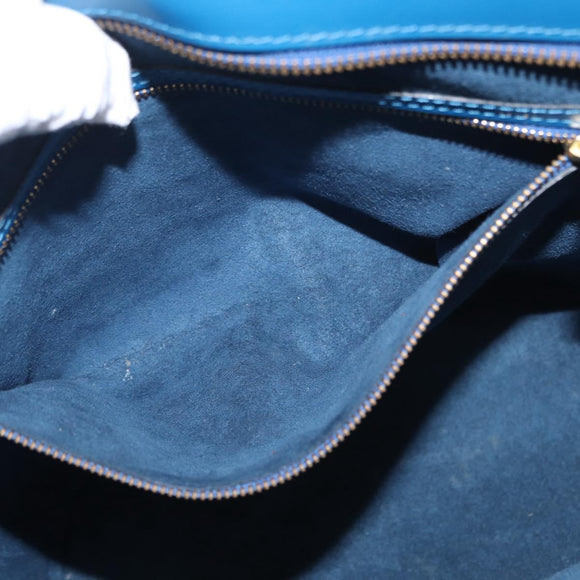 LOUIS VUITTON Epi Saint Jacques Shopping Shoulder Bag Blue M52275 LV Auth 160158