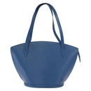 LOUIS VUITTON Epi Saint Jacques Shopping Shoulder Bag Blue M52275 LV Auth 160158-13