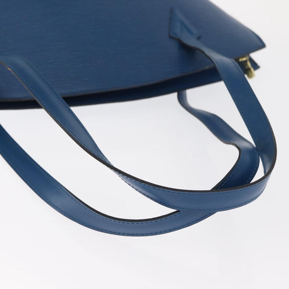 LOUIS VUITTON Epi Saint Jacques Shopping Shoulder Bag Blue M52275 LV Auth 160158
