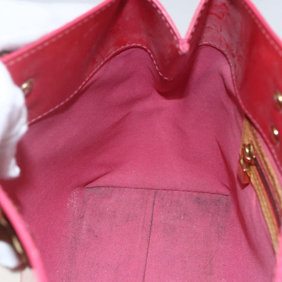 LOUIS VUITTON Monogram Vernis Reade PM Hand Bag Fran Boise M9132F LV Auth 160162
