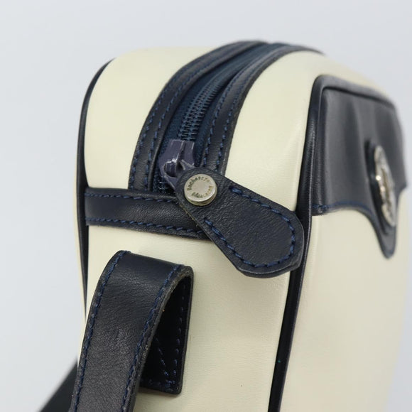 Burberrys Shoulder Bag Leather White Auth 160176