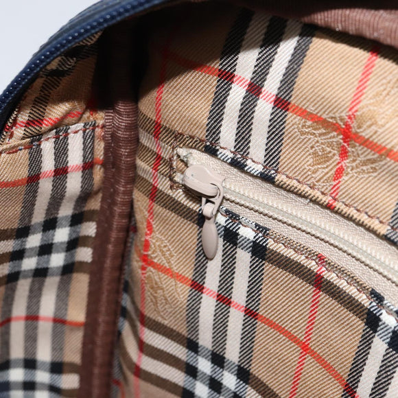 Burberrys Shoulder Bag Leather White Auth 160176