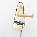Burberrys Shoulder Bag Leather White Auth 160176-21