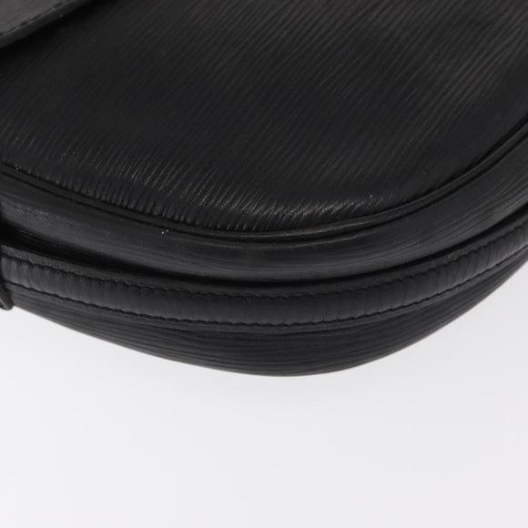 LOUIS VUITTON Epi Jeune Fille MM Shoulder Bag Black M52152 LV Auth 160180