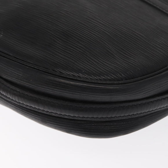 LOUIS VUITTON Epi Jeune Fille MM Shoulder Bag Black M52152 LV Auth 160180