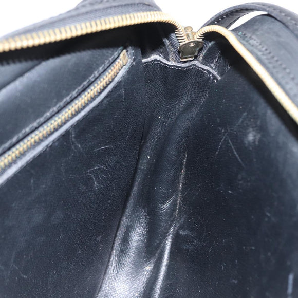 LOUIS VUITTON Epi Jeune Fille MM Shoulder Bag Black M52152 LV Auth 160180