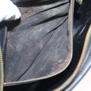 LOUIS VUITTON Epi Jeune Fille MM Shoulder Bag Black M52152 LV Auth 160180-11