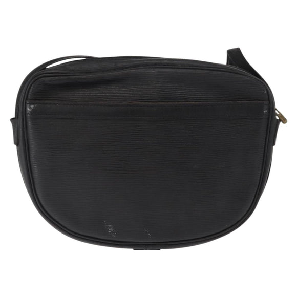 LOUIS VUITTON Epi Jeune Fille MM Shoulder Bag Black M52152 LV Auth 160180