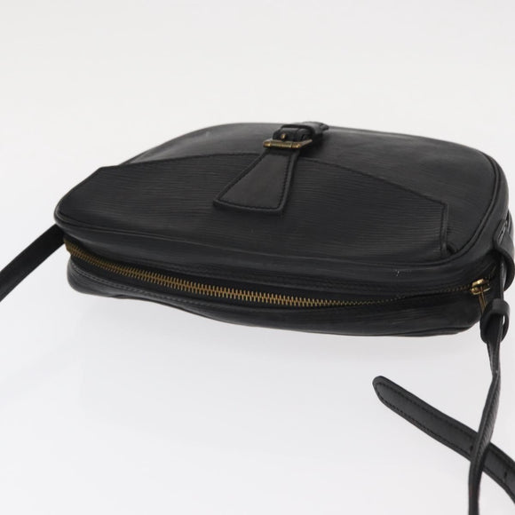 LOUIS VUITTON Epi Jeune Fille MM Shoulder Bag Black M52152 LV Auth 160180