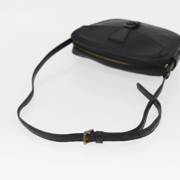 LOUIS VUITTON Epi Jeune Fille MM Shoulder Bag Black M52152 LV Auth 160180