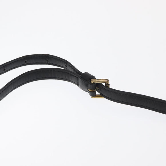 LOUIS VUITTON Epi Jeune Fille MM Shoulder Bag Black M52152 LV Auth 160180