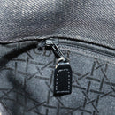 Christian Dior Lady Dior Canage Hand Bag Denim Black Silver Auth 160182-22