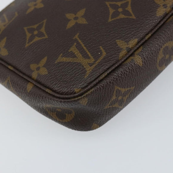 LOUIS VUITTON Monogram Pochette Accessoires Pouch M51980 LV Auth 160184