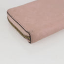 LOUIS VUITTON Empreinte Portefeuille Clemence Wallet Pink M61265 LV Auth 160186-16