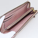 LOUIS VUITTON Empreinte Portefeuille Clemence Wallet Pink M61265 LV Auth 160186-9