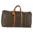 LOUIS VUITTON Monogram Keepall 60 Boston Bag M41422 LV Auth 160191-1