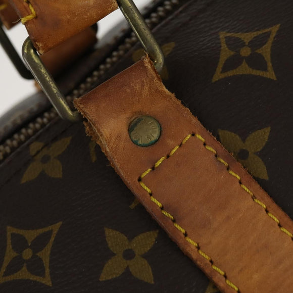 LOUIS VUITTON Monogram Keepall 60 Boston Bag M41422 LV Auth 160191